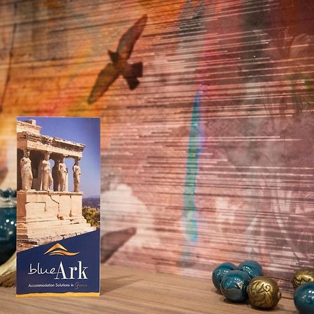 Blue Ark Romantic Studio Under Acropolis Athen Exterior foto