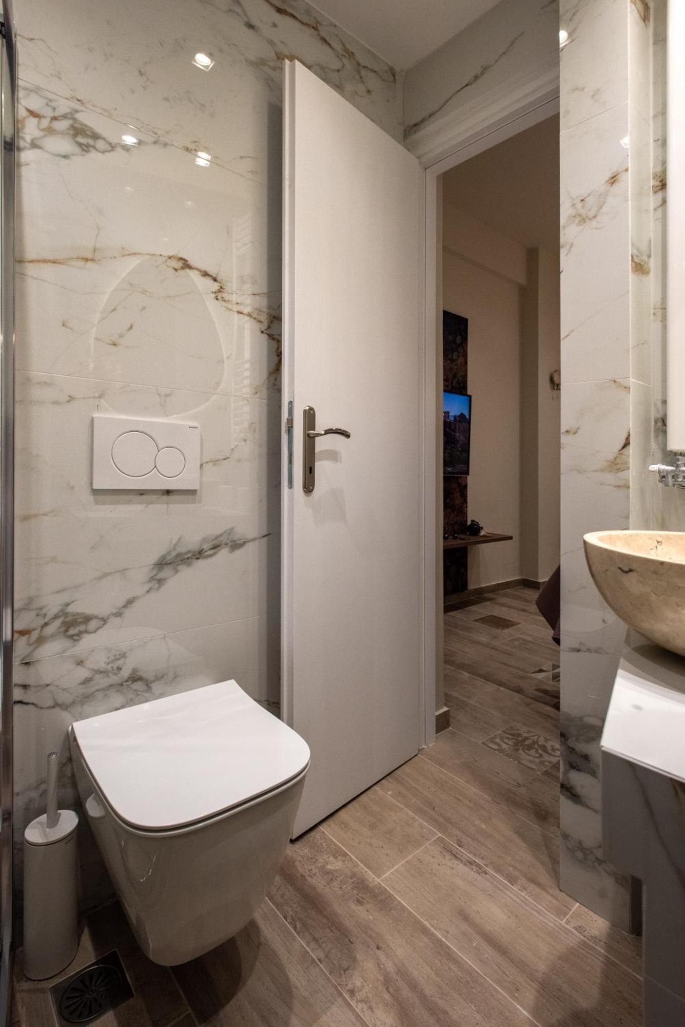 Blue Ark Romantic Studio Under Acropolis Athen Exterior foto